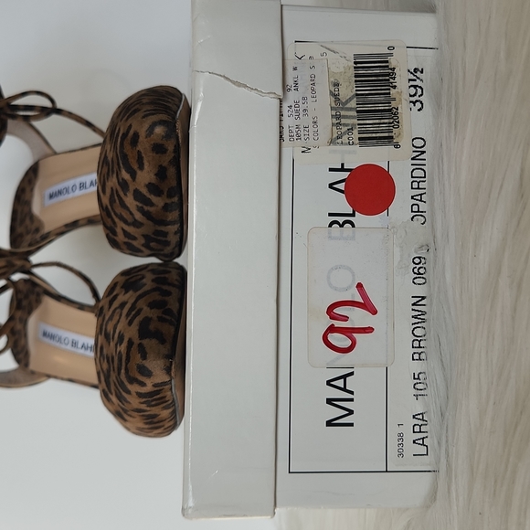 Manolo Blahnik leopard print pumps 39.5 - Picture 16 of 16